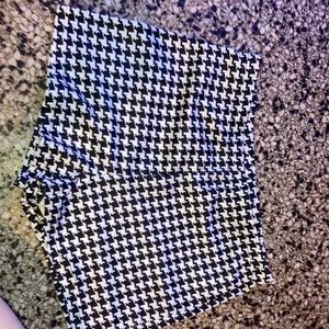 Checkerboard print shorts size xs fit like a small worn once